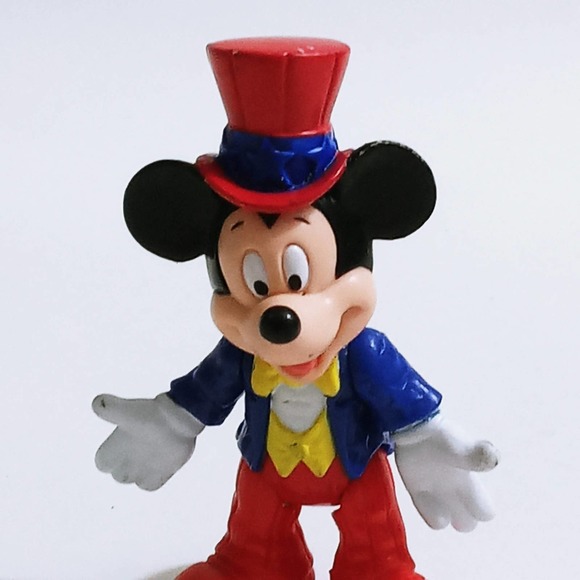 Vintage Disney Mickey Mouse Uncle Sam PVC Figure (mt) - Picture 3 of 6